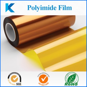 Polyimide film used for insulating circuit boards, high temperature powder coating and transformers manufacturing