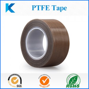 High temperature PTFE film/cloth/fabric tape with adhesive for heat sealing